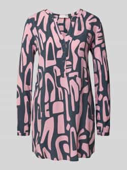 Christian Berg Woman Lange blouse met V-hals