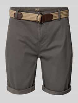 Lerros Bermuda met riem en achterzakken