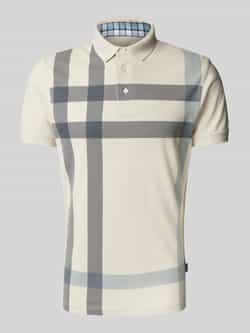 Barbour Slim fit poloshirt met labeldetail model 'BLAINE'