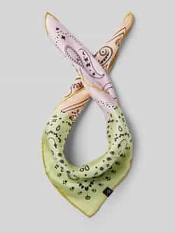 Fraas Zijden sjaal met ingewerkte zoom