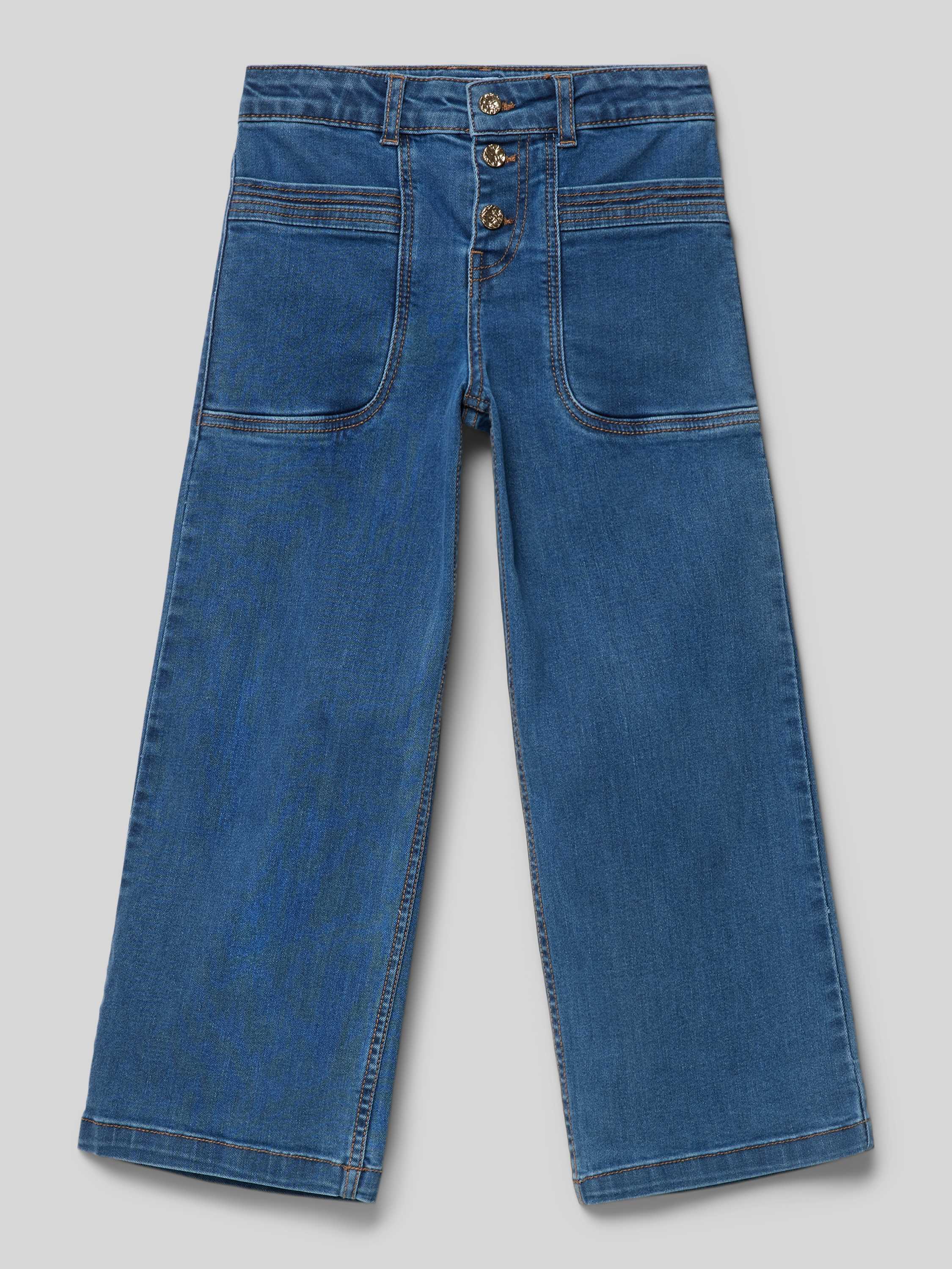 Mayoral Straight leg jeans met siernaden