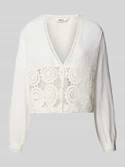 Only Boxy fit tuniek met gehaakte details model 'NADIA'