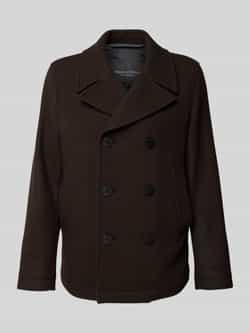 Marc O'Polo Regular fit lange jas van wolmix