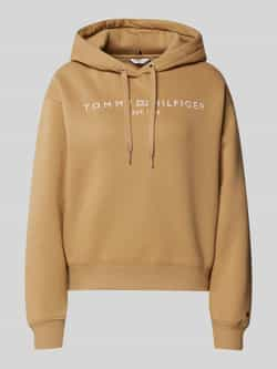 Tommy Hilfiger Hoodie MDRN REG CORP LOGO HOODIE met geborduurd logo-opschrift