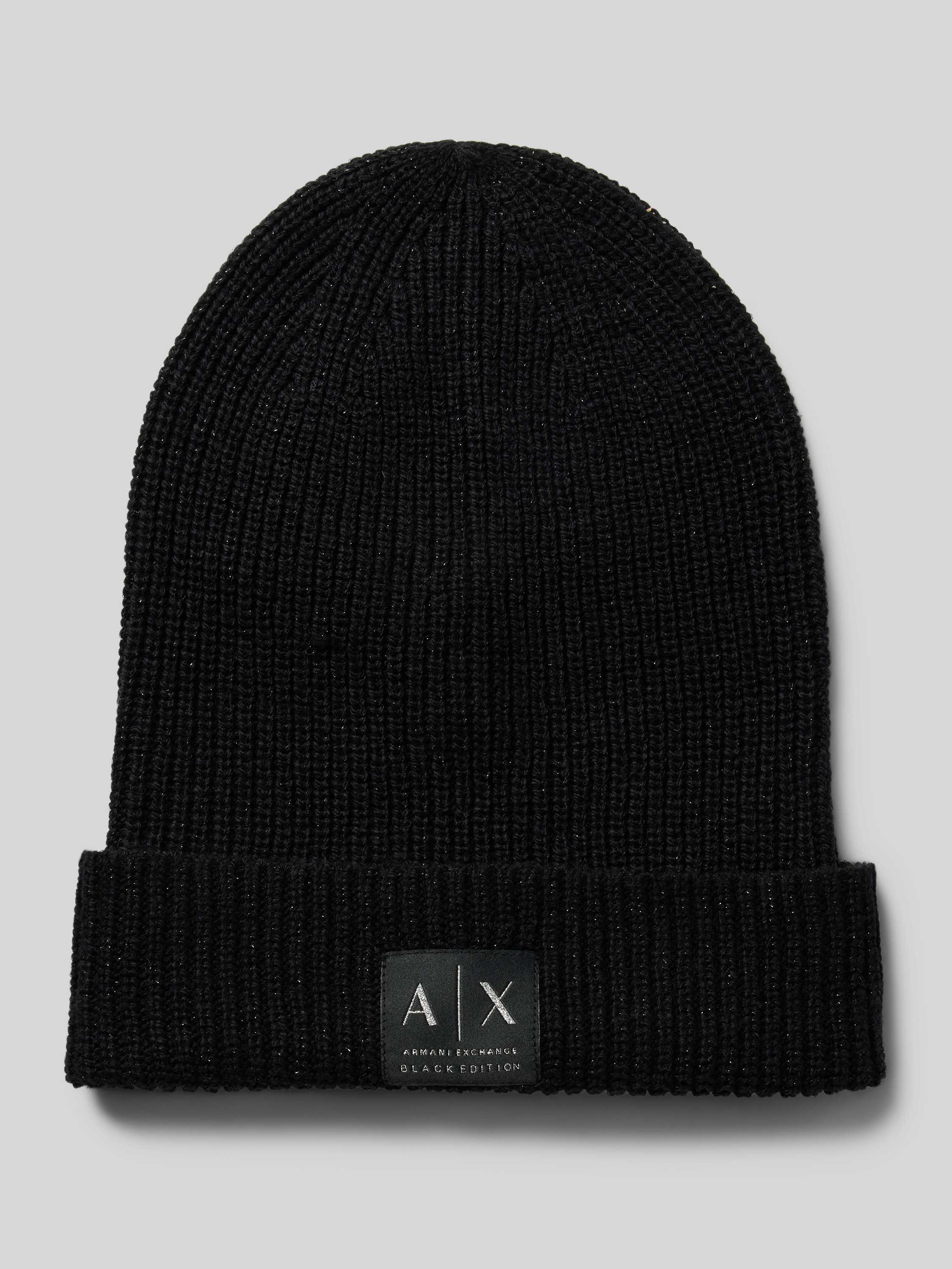 Armani Exchange Winter Basic Hoeden Zwart Black Dames