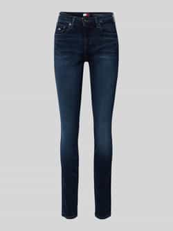 TOMMY JEANS Skinny fit jeans LW SKN CH12 met logo-badge logoborduring