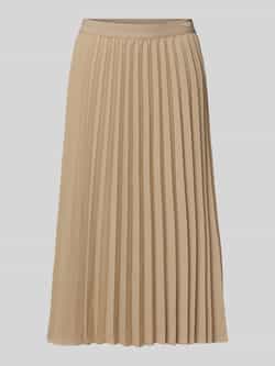 Tommy Hilfiger Plissérok FLUID PLEATED PULL ON MIDI SKIRT