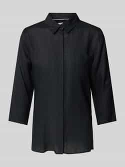 BRAX Regular fit linnen blouse met borstzak model 'Vickie'