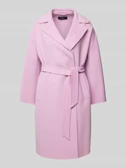 Weekend Max Mara Lange wollen jas met tailleriem model 'CIVADA'