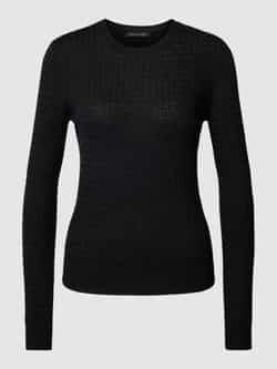 Armani Exchange Gebreide pullover met logostitching