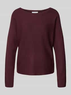 Comma Gebreide pullover met ronde hals