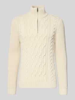 Superdry Gebreide pullover met ribboorden