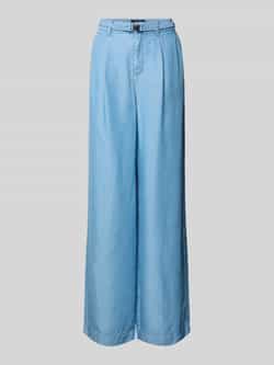 Marc Cain Wide fit jeans met bandplooien