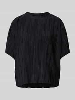 Only Boxy fit T-shirt met plissés model 'RAVENNA'