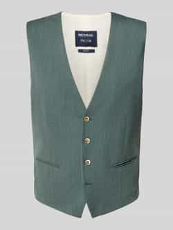 MCNEAL Slim fit gilet met all-over motief