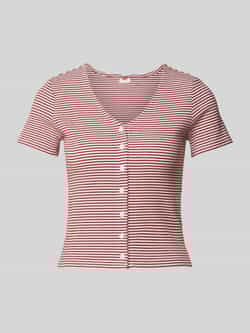 Levi's T-shirt met drukknoopsluiting