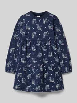 S.Oliver RED LABEL Uitlopende sweatjurk met all-over print
