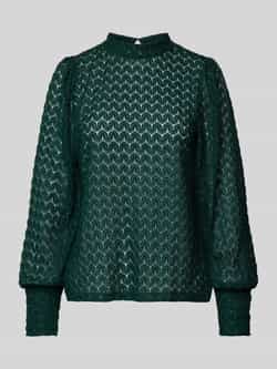 Vero Moda Regular fit blousetop van kant met ballonmouwen model 'BECCA'