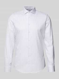 Seidensticker Slim fit zakelijk overhemd van katoen met kentkraag