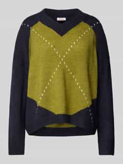 S.Oliver RED LABEL Regular fit gebreide pullover met V-hals