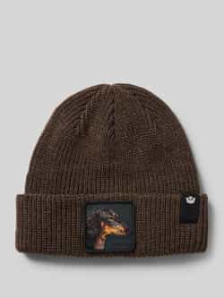 GOORIN BROS. Beanie met motiefpatch model 'THE SHADOW BEANIE'