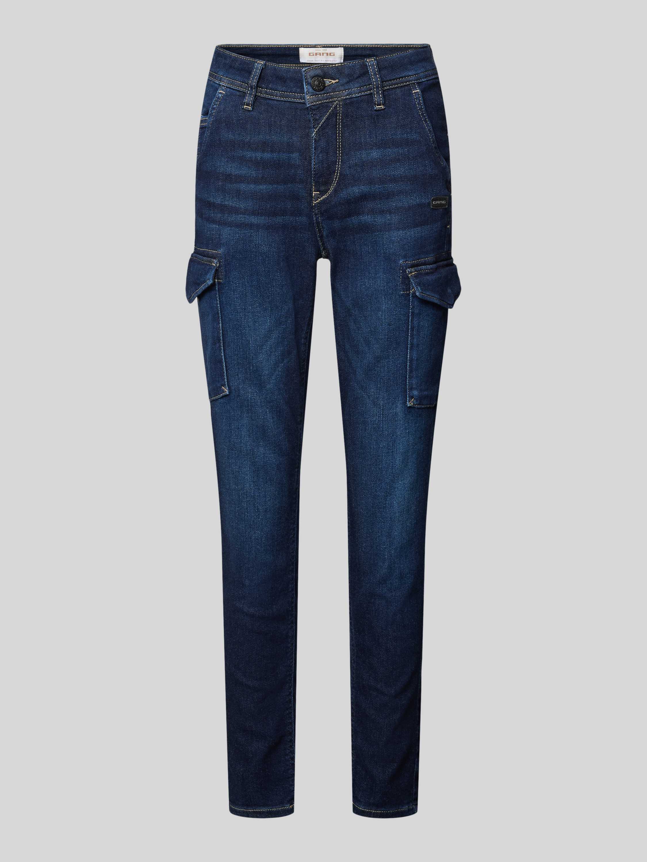 Gang Relaxed fit jeans met cargozakken model 'AMELIE'