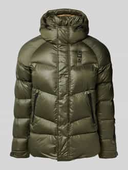 Blauer Usa Gewatteerd jack met labelpatch model 'CROWN