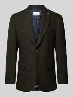 Carl gross Regular fit Harris Tweed colbert van scheerwol model 'Theo'