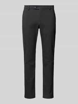 Bugatti Modern fit stoffen broek met Franse steekzakken