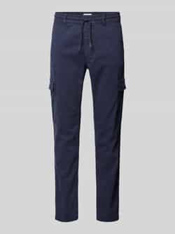 Pepe Jeans Slim fit cargobroek met tunnelkoord model 'Gymdigo'