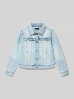 BLUE SEVEN Jeansjack met volants en knoopsluiting