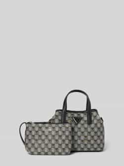 Guess Handtas met labelapplicatie model 'WAVE'