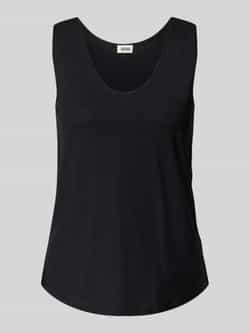 Drykorn Top met bandjes en ronde hals model 'SAIMI'