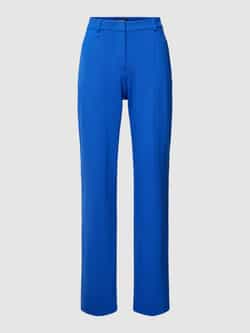 MORE & MORE Stoffen broek met siernaden