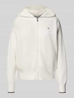 Tommy Hilfiger Regular fit cardigan van katoenmix