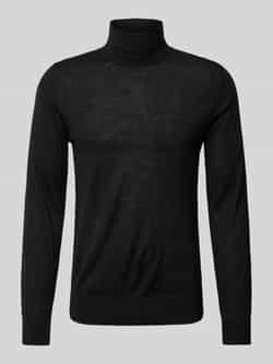 Tiger Of Sweden Gebreide pullover van wol met col model 'Neville'