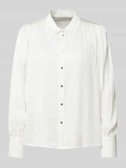 Marc Cain Regular fit overhemdblouse met manchetten