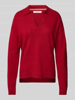 BRAX Gebreide pullover met labeldetail model 'LILLIAN'