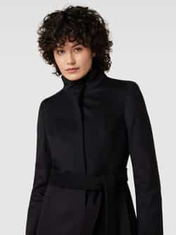 Boss Lange jas met strikceintuur model 'Casenosa'