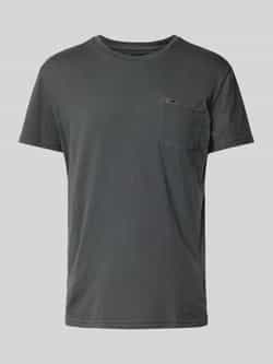 Tommy Jeans Regular fit T-shirt van katoen met borstzak