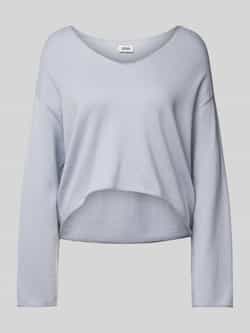 Drykorn Korte gebreide pullover met boothals