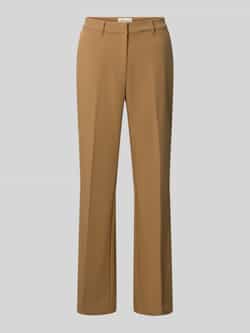 Gant Flared stoffen broek met persplooien