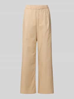 Christian Berg Woman Straight leg stoffen broek met elastische band