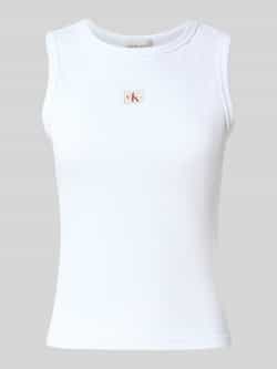 Calvin Klein Jeans Tanktop met labeldetail