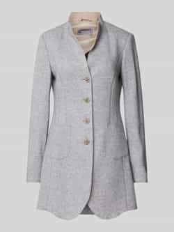 WHITE LABEL Linnen blazer met siernaden