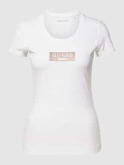 Guess T-shirt met strass-steentjes