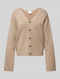 Calvin Klein Womenswear Wollen cardigan met extra brede schouders