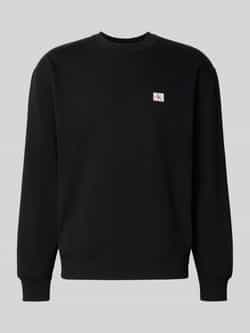 Calvin Klein Jeans Regular fit sweatshirt met logopatch model 'Terry'