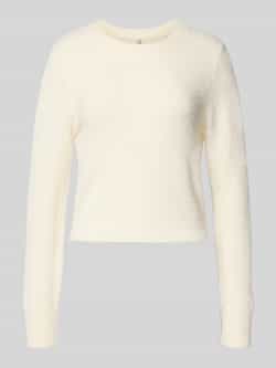 Only Regular fit gebreide pullover met ronde hals model 'PETRA'