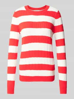 Christian Berg Woman Gebreide pullover met kabelpatroon